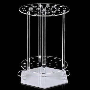 Pipette Rack Test Tube Rack with Handle 32-Holes Pipette Stand Laboratory Holder Poly for Students and Teachers Chemistry Lab