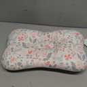 Soft Hypoallergenic Baby Head & Neck Support Organic Cotton Cover Machine Washable (Bambi Pink)