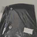 Barossa Design Clawfoot Tub Shower Curtain with 12 Magnets - 36 Metal Hooks Included, 180" W x 70" H Wrap Around, Waterproof PEVA Shower Liner for Bathroom, PVC Free, Metal Grommets - Black, 180x70