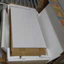 Iwell Bathroom Medicine Cabinet with Mirror, Bathroom Wall Cabinet with 2 Adjustable Shelves & 6 Open Shelves, Medicine Cabinet Organizer, Bathroom Cabinet Wall Mounted, White