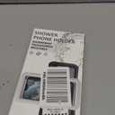 URROY Shower Phone Holder Waterproof, 360 Rotation Shower Phone Case, Anti-Fog High Sensitivity Universal Cover Mount Stand for Bathroom Wall Mirror Bathtub Kitchen, Gift for Men Women (White)