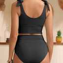 Two Piece High Waisted Swimsuits - Women Tummy Control Bikini Modest Bathing Suit 2PC 2025, Large