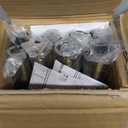 Antique Bronze Curtain Rod for Windows 28-120", Internal Splicing 1 Inch Diameter Disc, Adjustable Room Darkening Curtain with Aluminum Finials and Brackets, Wrap Around Design