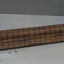 LazBlinds No Drill Bamboo Roman Shades, 27" W x 48" H, Malay Walnut