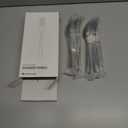 KINGSTONE 24 Piece Dinner Forks Set, 18/10 Stainless Steel Forks, Silver Food Grade Fork Set of 24, Metal Forks for Home, Kitchen, Weddings, Parties or Restaurant, Dishwasher Safe, 8.18inches