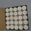 50 Pcs Soy Wax Tealight Candles,100% Natural- 4 Hours White Soy Tea Lights Candle, Paraffin-Free/Unscented Small Tea Candles for Party, Home, Wedding, Emergency