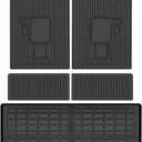 Cargo Mat Fits for Jeep Grand Cherokee L 2021-2025 2026, All Weather TPE Rear Cargo Liner Trunk Mat with 3rd Row Seatback Cover for Jeep Grand Cherokee L Accessories