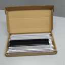 FILTA 10 Pack Gold 7.5 Inch(192mm) Hole Center Kitchen Cabinet Handles,9.8 Inch(250mm) Overall Length Edge Finger Tab Pull for cabinets Kitchen Concealed Drawer pulls