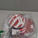 Huwena 24 Pcs Christmas Decorations Outdoor Christmas Hanging Ornaments Peppermint Candy Yard Signs Double Sided Lawn Decorations Peppermint Ornaments for Xmas(Red)