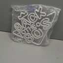 Looklight Back To The 80'S Neon Sign, USB Powered Led Signs for Wall Decor, 80's Party Supplies