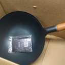 YOSUKATA 13.5" Carbon Steel Wok Pan – Pre-Seasoned Flat Bottom Pow Wok for Stir Fry, BBQ, Grill & Camping – Traditional Japanese Chinese Cookware – Compatible with Induction, Electric, Gas, Open Fire