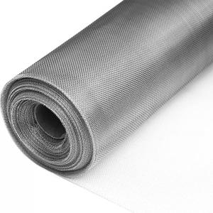 fowong 304 Stainless Steel Window Screen Mesh Roll, 47" x 10 Ft, Sliver
