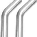 A-KARCK Exhaust 45 Degree Tube 2.25" OD 2 Pack, Stainless Steel Exhaust Pipe Mandrel Bend, Custom Your Own Exhaust System