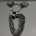 Nicky Bigs Novelties Gray Werewolf Costume Kit Big Bad Wolf Ears Headband Tail and Nose Mask Set Faux Fur Halloween Cosplay Accessory for Adults One Size Fits Most