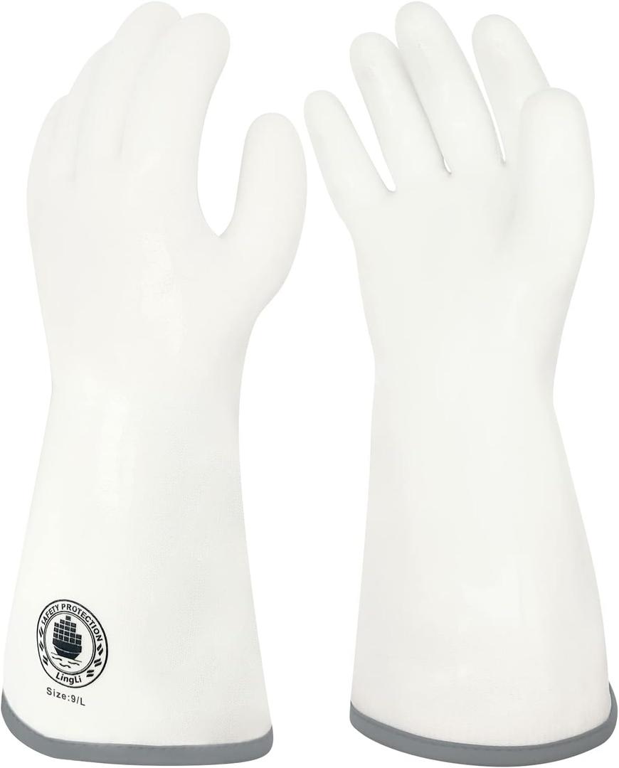 Barbecue Mitts, Silicone Oven Gloves, Heat Resistant Oven Gloves with Fingers, Kitchen Oven Mitts Smoker Gloves for Baking, Grilling, Cooking, Food Grade, Waterproof (7)