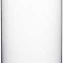 WGVI Quality Thick Weighted Clear Cylinder Glass Vases, 3" W x 10" H, Flower Bud Vase Skinny Narrow Floral Bouquet Container for Wedding Centerpieces Tabletop Pen Brush Holder, 1 Piece