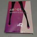 KBVOT Fleece Lined Tights Women Pantyhose Leggings Sheer Warm Thermal Thick Fake Translucent Tights for Winter. Size XS