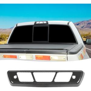 Voodonala for Ford F150 2009-2014 Rear 3Rd Brake Lamp Cover Compatible for Ford F150 2009-2014 (ABS,Carbon Fiber Black) Voodonala for Ford F150 2009-2014 Rear 3Rd Brake Lamp Cover Compatible for Ford F150 2009-2014 (ABS,Carbon Fiber Black)