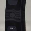 Kinesiology Knee Compression Sleeves - Professional Knee Braces for Men and Women for Joint Pain Relief, Swelling, ACL, MCL, Inflammation Relief, FSA and HSA Approved (Large, Black)