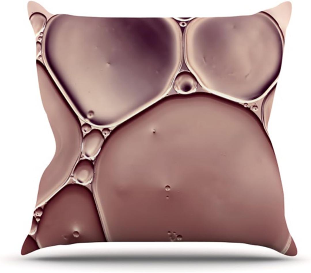 Ingrid Beddoes Dusty Pink Blush Outdoor Throw Pillow, 20 by 20-Inch