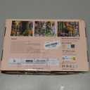 TuKIIE DIY Book Nook Miniature Kit, Booknook Dollhouse Bookshelf Insert with Sensor Light & Dust Proof, Wooden Decorative Bookend Stand Model Kits for Kids Teens Adults(Flower House)