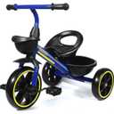 KRIDDO Kids Tricycles Age 24 Month to 4 Years, Toddler Kids Trike for 2.5 to 5 Year Old, Gift Toddler Tricycles for 2-4 Year Olds, Trikes for Toddlers, Blue