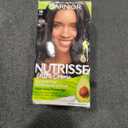 Garnier Nutrisse Ultra Crme Hair Color, Permanent Hair Dye with 100% Gray Coverage, Vegan & Cruelty-Free, 10 Black (Licorice), 1 Count