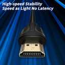 4K HDMI Cable 100ft, High Speed Hdmi Cables (HDMI2.0,18Gbps,1080P)-Ethernet Audio Return Video 4K HDMI Cable, Ultra High Speed Gold Plated Connectors, Compatible with Playstation Arc PS3 PS4 PC HDTV
