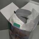 Memory Foam Cervical Pillow, 2-in-1 Ergonomic Neck Support Pillow with Armrest & Ear Hole, Contour Orthopedic Bed Pillow for Pain Relief, Adjustable Height for Side, Back & Stomach Sleepers (Grey)