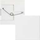 12"x12" Adjustable Spring Loaded Access Panel for Drywall,Plastic Drywall Ceiling Access Panel for Plumbing,White Wall Hole Cover Plate 12 Inches
