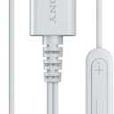 Sony IER-EX15C USB-C Plug, Wired in-Ear Headphones for iPhone and Android Phones, with Built-in Multi-Function Button, Volume and Mic Control, Supports USB Audio Class 1.0 Devices, White