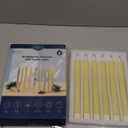 Flameless Taper Candles with 3D Wick, 9.6" Real Wax LED Candles with 2 Remote and Timer, 6 Pack Flickering Candlesticks Battery Operated, Electric Candles for Home, Wedding, Party, Decor, Ivory