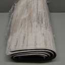 KIMODE Anti Fatigue Kitchen Mats for Floor 2 Piece, Cushioned Abstract Kitchen Rugs, Memory Foam Kitchen Floor Mats, Standing Desk Mats for Laundry, Office, Sink Light Brown Multi 17"x47"+17"x29"