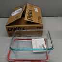 Pyrex Freshlock Glass Food Storage Container, Airtight & Leakproof Locking Lids, Freezer Dishwasher Microwave Safe, 8 Cup