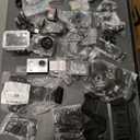 AKASO EK7000 4K30fps Action Camera with 64GB MicroSDXC U3 Memory Card Accessories Kit Bundle Ultra HD 131FT Waterproof Underwater Camera EIS WiFi Remote Control 4X Zoom, Black