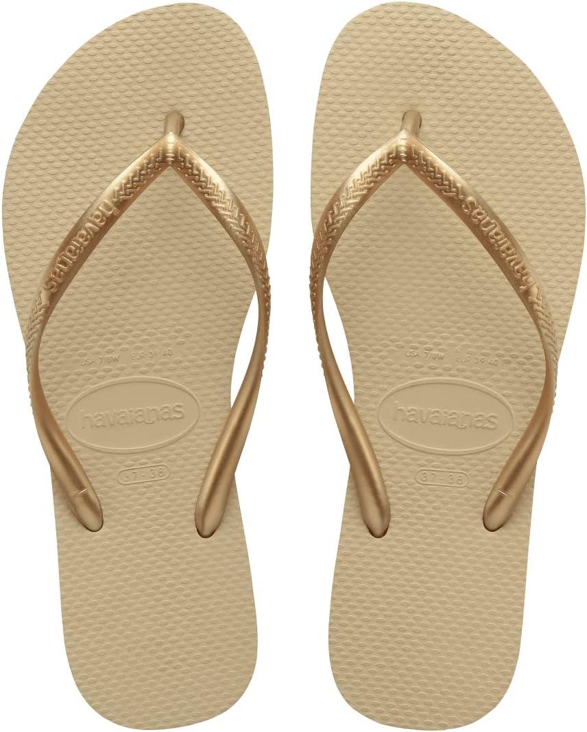 Havaianas Slim Flip Flops Beige