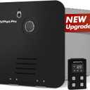 RV Tankless Water Heater Propane Gas, RVPart Pro, with 15"x15" Black Door and Remote Controller, DC 12V, 724 Technical Support, High Altitude, Easy Installation, Compatible with All RVs,GT60,Black