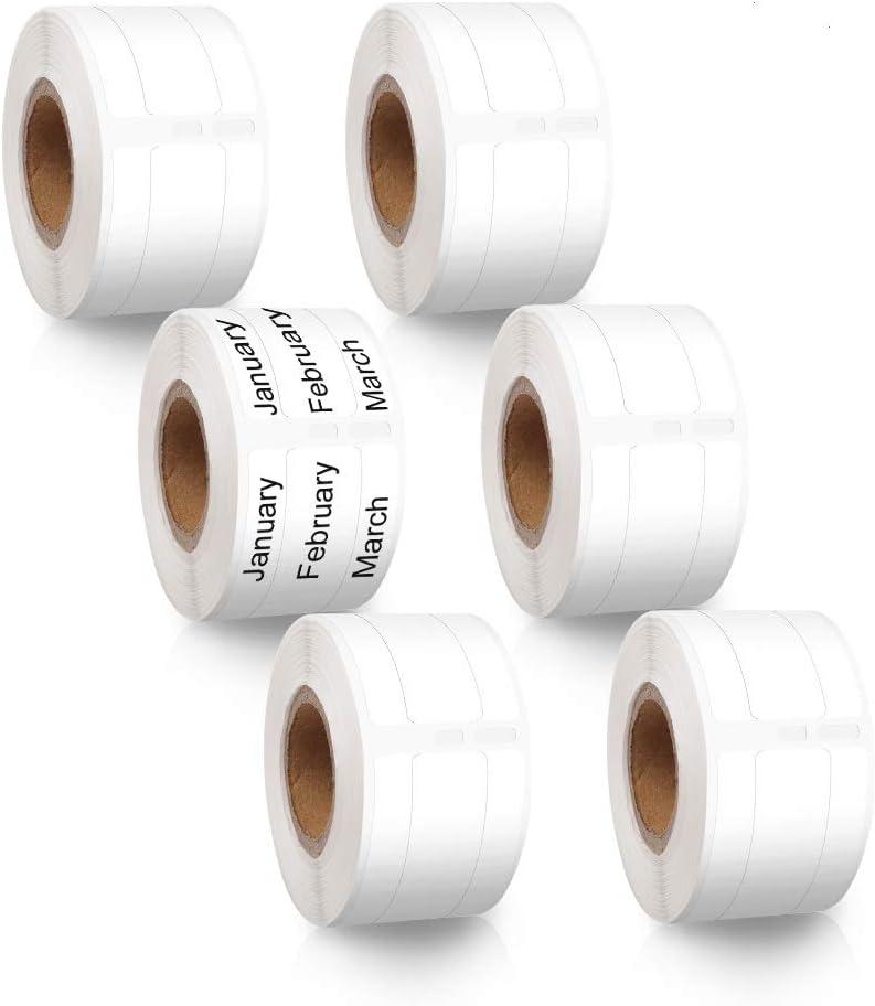 Labelife Compatible File Folder Labels Replace for Dymo Label 30327 (30576) 9/16" x 3-7/16" LW 1-Up Labels for 450, 450 Turbo, 450 Twin Turbo, 450 Duo, 4XL, 400 Printer, 6 Rolls