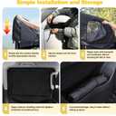 XCBYT 2014-2023 Grand Cherokee Car Window Shades | Dual Purpose Car Window Covers with Breathable Mesh | Insulate Heat 99% Sun UV Blackout | Keeps Cool Privacy Curtains for Napping Camping