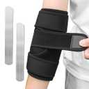 Elbow Brace for Ulnar Nerve Entrapment Splint, Elbow Splint, Cubital Tunnel Brace for Sleeping, Cubital Tunnel Syndrome Adjustable Stabilizer Elbow Support Fits for Men and Women 1 PCS