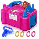 Balloon Pump Electric Party Decorations  Electric Balloon Pump for Balloon Arch Kit, Portable Dual Nozzle Balloon Inflator