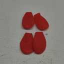 Dog Toe Grips - 4pcs Paw Protectors, Rubber Rain Shoes & Hiking Boots for Dogs & Cats (Orange, Size L) - Booties