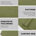 Comdecevis Mens Short Sleeve T-Shirts Crewneck Curved Hem Cotton Tees Hipster Hip Hop Longline Shirts (M)