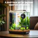 hygger MINI 1.5W Fish Bowl Aqaurium Silent Air Pump with Accessories, Oxygen Aerator Kit for Fish Tank 0.5-12 Gallon Fish Tank