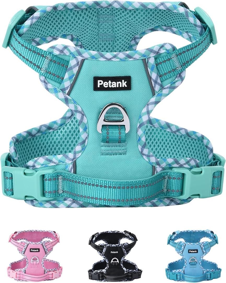 Petank Dog Harness Small Sized Dog, Puppy Harness Small Size Dog for Dog Training Walking, No Pull Dog Harness for Small Dogs, XXS Dog Harness (Green, XXS)