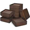 Sopicoz Wood Bed Risers, Heavy Duty Wood Blocks, 1 inch Stackable to 2 inch 3 inch 4 inch High, Furniture Risers for Couch Sofa Cabinet Ottoman End Table (8pcs Square)