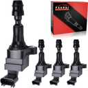 FAERSI UF491 Ignition Coil Pack of 4 Fit for Chevrolet 2.4L 2.2L 2.0L Turbo for Chevy Malibu HHR Cobalt Equinox for GMC Terrain for Pontiac G6 for Buick LaCrosse Regal Replace D522C 12638824 12578224
