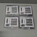 QSJ 24 Pcs Black Straight Bracket Mending Plate for Wood Stainless Steel Straight Brackets 56mm / 2.2" Wood Brace with Screws and Screwdriver