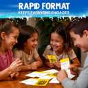 QUOKKA Kids Premium Rapid Fire Questions - Break The Ice Game for Kids & Families - Icebreaker Cards with 500+ Questions - Family Game Night - Ages 6+