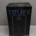 ToLife Dehumidifiers for Home 95 OZ Water Tank with Auto-Off 1000 sq.ft Sleep Mode Portable Dehumidifier for Basement Bathroom Home RV Closet Room 7 Colors LED Light, White